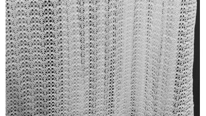 Δαντέλα με μοτίβο πλεκτό - Άσπρο (M234/10054)