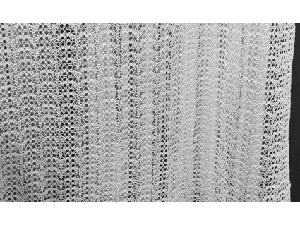 Δαντέλα με μοτίβο πλεκτό - Άσπρο (M234/10054)
