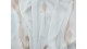 Κουρτίνα Γάζα κρυσταλλιζέ με Σχέδιο Fill Coupe Μπεζ Λουλούδι, πολυεστερική ατσαλάκωτη, με φόντο εκρού Νο82651T/02
