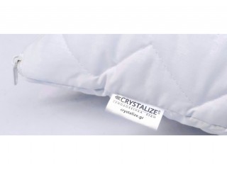 Μαξιλαροθήκη Προστασίας Καπιτονέ 45X65, από Χασέ βαμβακερό (50/50) 144TC  (Λευκό)