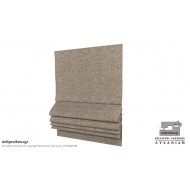 Πακέτο, Roman Blind, Μονόχρωμο πυκνό Ψαθωτό, μαλακό ύφασμα - IB Line (22χρώματα)