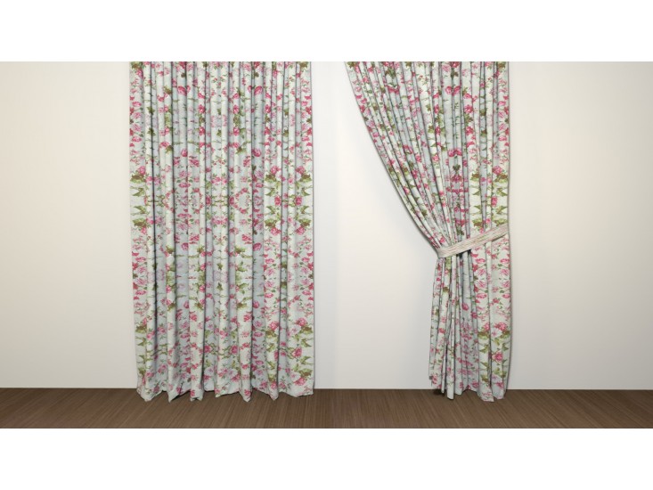 Καραβόπανο/Λονέτα Floral Τριαντάφυλλο Leonor