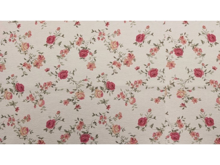 Καραβόπανο/Λονέτα Floral Τριαντάφυλλο