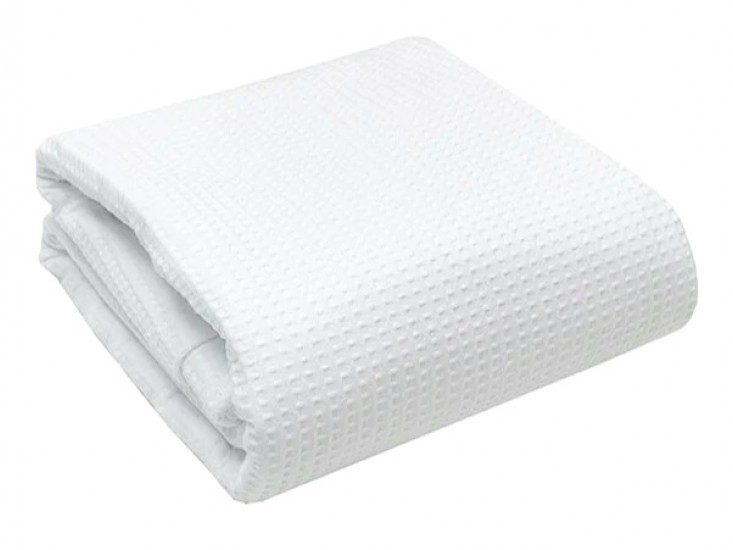 Sunshine Κουβέρτα Πικέ Cotton White Μονή 165x265