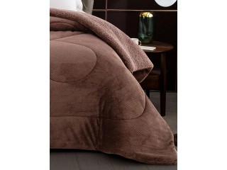 Κουβερτοπάπλωμα Sunshine Clio Brown (καφέ) Υπέρδιπλο 220x240