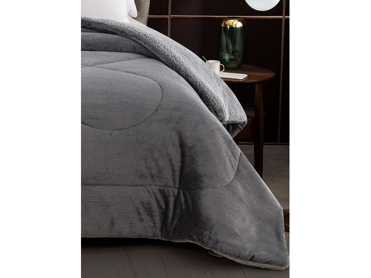 Κουβερτοπάπλωμα Sunshine Clio Grey (γκρί) Υπέρδιπλο 220x240