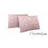 Μαξιλαροθήκη Ύπνου από Φανέλα - Floral Ροζ - FLN-2001 - Crystalize Home Collections