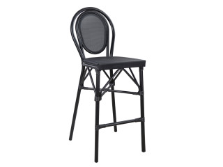 ΣΚΑΜΠΟ ΑΛΟΥΜΙΝΙΟΥ AZARIA HM5060 BAMBOO LOOK ΜΑΥΡΟ ΜΕ TEXTLINE 44x52x115Υεκ.