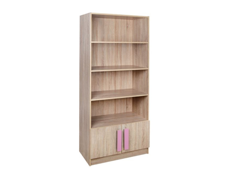 ΒΙΒΛΙΟΘΗΚΗ PLAYROOM SONAMA-ΡΟΖ HM10146.03 80X35X180εκ.