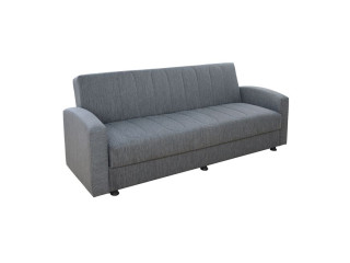 ΚΑΝΑΠΕΣ ΚΡΕΒΑΤΙ 3ΘΕΣΙΟΣ DIMOS V05 ΓΚΡΙ HM3074.03 220x77x83 εκ.