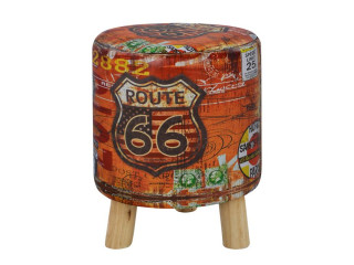 ΣΚΑΜΠΩ ΑΠΟ PU ΜΕ 3 ΠΟΔΙΑ ΞΥΛΙΝΑ HM8155 ROUTE 66 Φ30Χ38Υεκ.