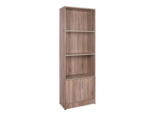 ΒΙΒΛΙΟΘΗΚΗ ΜΕΛΑΜΙΝΗΣ HAYDEN HM2269.02 ΣΕ ΧΡΩΜΑ SONAMA 60x30x174Υεκ.