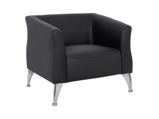 ΠΟΛΥΘΡΟΝΑ KIANA HM3122.11 ΜΕ ΜΑΥΡΟ PU 80x75x71 εκ.