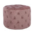 ΣΚΑΜΠΟ KASSIE  ΣΑΠΙΟ ΜΗΛΟ ΒΕΛΟΥΔΟ ΤΥΠΟΥ CHESTERFIELD HM8406.02 Φ60x43Υ εκ.