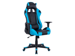 ΠΟΛΥΘΡΟΝΑ GAMING WINTER HM1137.08 ΜΑΥΡΟ-ΣΙΕΛ PU 68Χ67Χ130 ΕΚ