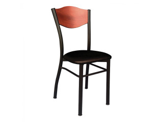 ΚΑΡΕΚΛΑ ΜΕΤΑΛΛΙΚΗ ΜΕ ΞΥΛΙΝΗ ΠΛΑΤΗ TS512 43X50X86 εκ.