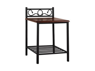ΚΟΜΟΔΙΝΟ SUZIE HM388 ΑΠΟ ΜΕΤΑΛΛΟ ΚΑΙ ΞΥΛΟ 45x35x48-61 εκ.