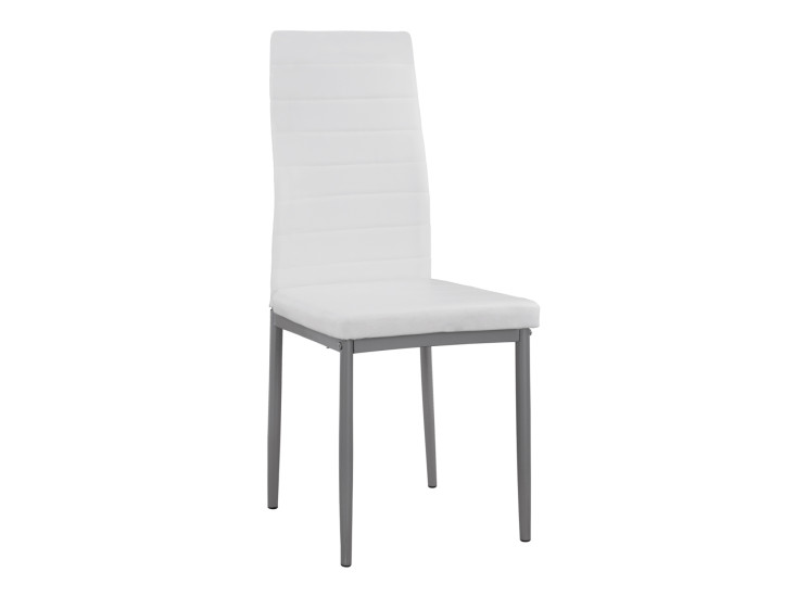 ΚΑΡΕΚΛΑ ΜΕΤΑΛΛΙΚΗ LADY HM0037.11 ΛΕΥΚΟ PU ΜΕΤΑΛΛΙΚΟ ΣΚΕΛΕΤΟ K/D 40x48x95 εκ.