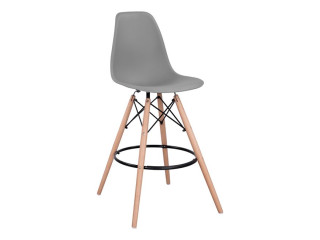 ΣΚΑΜΠΟ ΜΠΑΡ RENATA HM0173.10 ΓΚΡΙ 58x56x107Υ εκ.