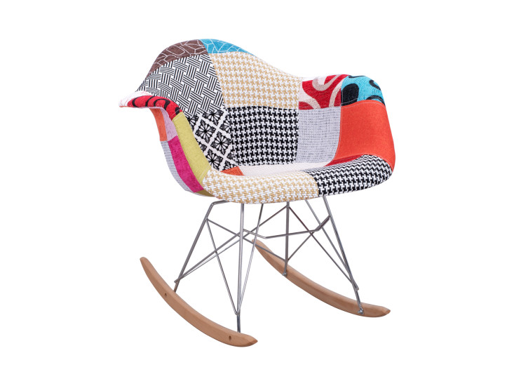 ΚΟΥΝΙΣΤΗ ΠΟΛΥΘΡΟΝΑ MIRTO HM8315 ΜΕ ΠΟΛΥΧΡΩΜΟ PATCHWORK 63x69x67Υ εκ.