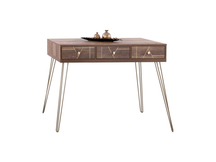 ΚΟΝΣΟΛΑ KAITLYN HM8653 ΚΑΡΥΔΙ ΜΕ ΧΡΥΣΟ 120x55x79,5Y εκ.