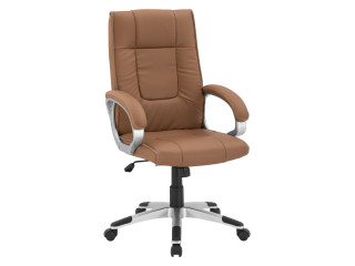 ΚΑΡΕΚΛΑ ΓΡΑΦΕΙΟΥ CHANDER HM1092.09 ΣΕ CAMEL ΑΠΟΧΡΩΣΗ 63x66x116 εκ.