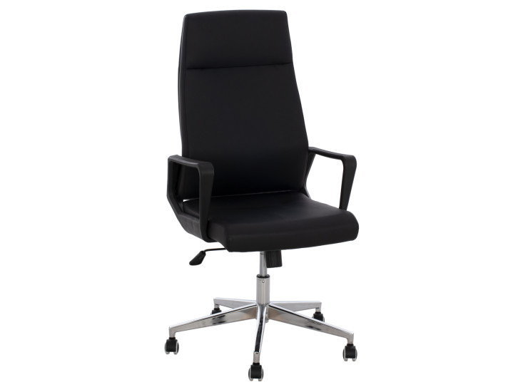 ΚΑΡΕΚΛΑ ΓΡΑΦΕΙΟΥ ΜΑΥΡΗ SUPERIOR HM1167.01 72x70x121 εκ.