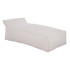 ΠΟΥΦ ΞΑΠΛΩΣΤΡΑ WADELIN HM5774.11 ΜΕ TEXTILINE ΛΕΥΚΟ 190x80x40-60Υ εκ.