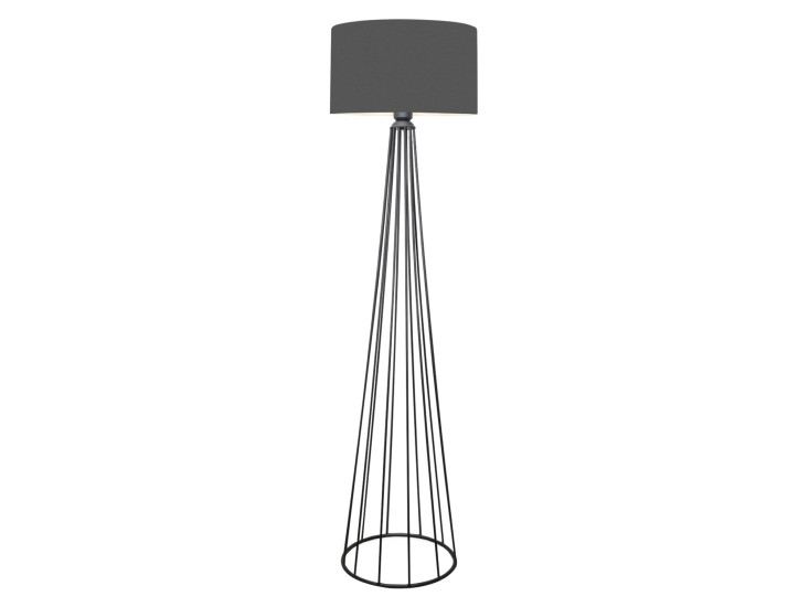 ΦΩΤΙΣΤΙΚΟ ΔΑΠΕΔΟΥ ΜΕΤΑΛΛΙΚΟ ΓΚΡΙ HM7581.01 Φ38x144 εκ.