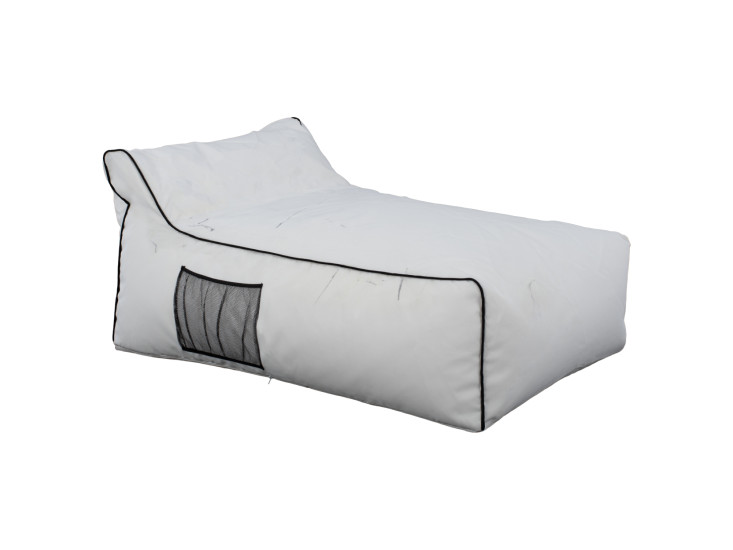 ΠΟΥΦ ZAFER HM5772.01 ΜΕ TEXTILINE ΛΕΥΚΟ ΚΑΙ ΜΑΥΡΟ ΡΕΛΙ 88x128x40-60Υ εκ. Β ΔΙΑΛΟΓΗΣ