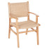 ΠΟΛΥΘΡΟΝΑ ΕΣΩΤ. ΧΩΡΟΥ HM9331.01 IGNACIO RUBBERWOOD-ΣΧΟΙΝΙ 61x56x83Υεκ.