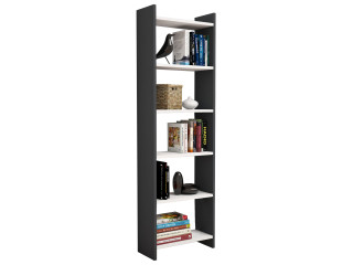ΒΙΒΛΙΟΘΗΚΗ CLASSIKER HM9226.13 ΜΕΛΑΜΙΝΗΣ ΓΚΡΙ-ΛΕΥΚΟ 48,5x22x160Υεκ.