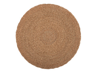 ΧΑΛΙ ΣΤΡΟΓΓΥΛΟ CRATER HM7848 MENDONG GRASS ΣΕ ΦΥΣΙΚΟ ΧΡΩΜΑ Φ120εκ.