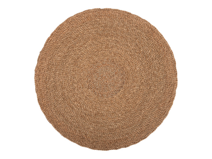 ΧΑΛΙ ΣΤΡΟΓΓΥΛΟ CRATER HM7849 MENDONG GRASS ΣΕ ΦΥΣΙΚΟ ΧΡΩΜΑ Φ150εκ.