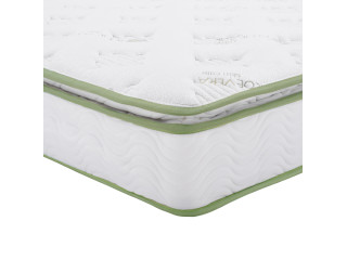 ΣΤΡΩΜΑ CONTINUOUS SPRING ΜΕ ΑΝΩΣΤΡΩΜΑ ALOE VERA 90X200 HM372.20 ΜΟΝΗΣ ΟΨΗΣ