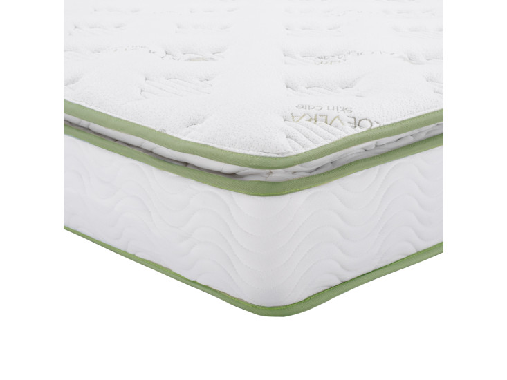 ΣΤΡΩΜΑ CONTINUOUS SPRING ΜΕ ΑΝΩΣΤΡΩΜΑ ALOE VERA 120X200 HM372.18 ΜΟΝΗΣ ΟΨΗΣ