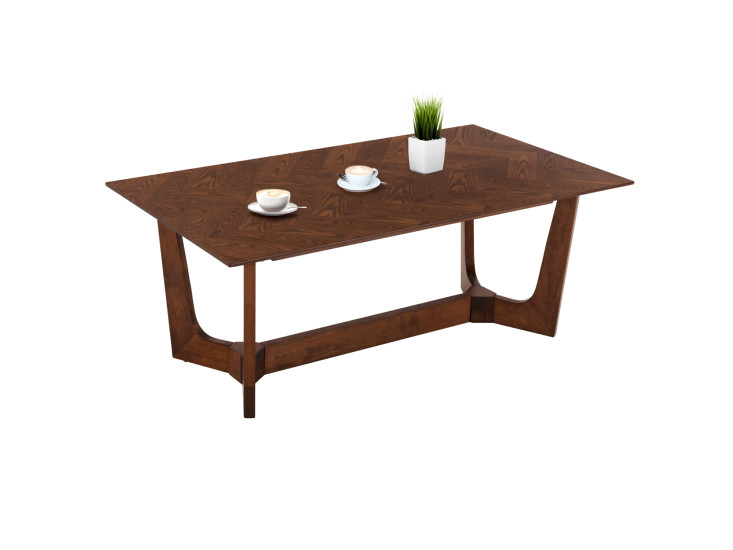 ΤΡΑΠΕΖΙ ΣΑΛΟΝΙΟΥ RIMER HM9743 MDF ΜΕ ΚΑΠΛΑΜΑ ΦΡΑΞΙΝΟΥ ΣΕ ΚΑΡΥΔΙ ΧΡΩΜΑ 120X60x45Yεκ.