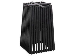 ΒΑΣΗ ΤΡΑΠΕΖΙΟΥ ΕΣΩΤ.ΧΩΡΟΥ ΤΕΤΡΑΓΩΝΗ FRANTZ HM9460.12 ΞΥΛΟ MINDI ΣΕ ΜΑΥΡΟ 60x60x73Y εκ.