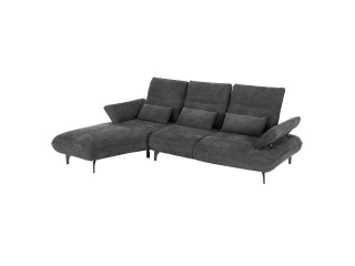 ΓΩΝΙΑΚΟΣ ΚΑΝΑΠΕΣ (ΑΡΙΣΤΕΡΗ) CONVERT HM3268.03L ΓΚΡΙ ΥΦΑΣΜΑ 283x188x100Υεκ.