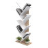 ΒΙΒΛΙΟΘΗΚΗ LIANA HM18193.03 ΜΕΛΑΜΙΝΗ SONAMA-ΛΕΥΚΗ 53x27x138Υεκ.