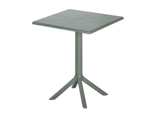 ΤΡΑΠΕΖΙ ΠΟΛΥΠΡΟΠΥΛΕΝΙΟΥ ΤΕΤΡΑΓΩΝΟ TERRIN HM6125.15 DARK OLIVE 60,5x60,5x76,5Υεκ.