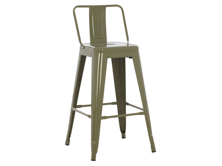 ΣΚΑΜΠΟ ΜΠΑΡ ΜΕΣΑΙΟΥ ΥΨΟΥΣ ΜΕΤΑΛΛΙΚΟ MELITA-PRO HM8574.43 DARK OLIVE GREEN 43x43x88Υεκ.