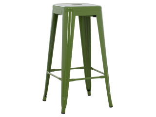 ΣΚΑΜΠΟ ΜΠΑΡ ΜΕΤΑΛΛΙΚΟ MELITA-PRO HM8642.53 ΣΕ LIGHT OLIVE GREEN 43x43x78Υεκ.