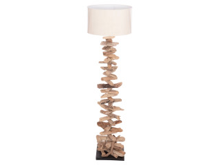 ΔΙΑΚΟΣΜΗΤΙΚΟ ΦΩΤΙΣΤΙΚΟ ΔΑΠΕΔΟΥ ALTAR HM4430 DRIFTWOOD--ΛΕΥΚΟ PVC Φ45x155Υεκ.