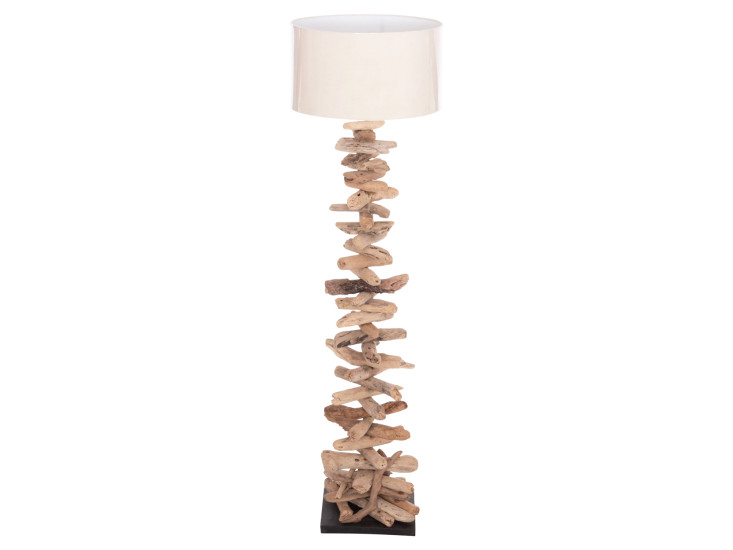 ΔΙΑΚΟΣΜΗΤΙΚΟ ΦΩΤΙΣΤΙΚΟ ΔΑΠΕΔΟΥ ALTAR HM4430 DRIFTWOOD--ΛΕΥΚΟ PVC Φ45x155Υεκ.